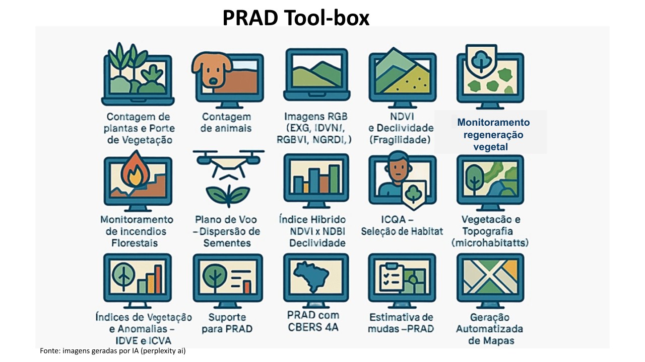 funcionalidades do prad tool box